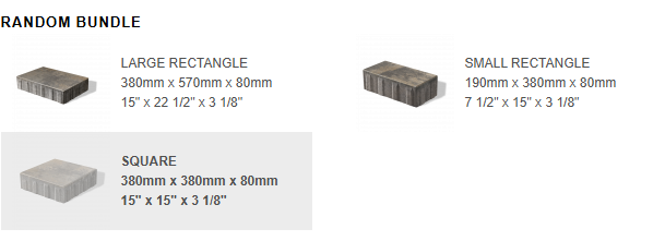 Unilock - Beacon Hill Smooth 8cm Random Bundle — Fossil