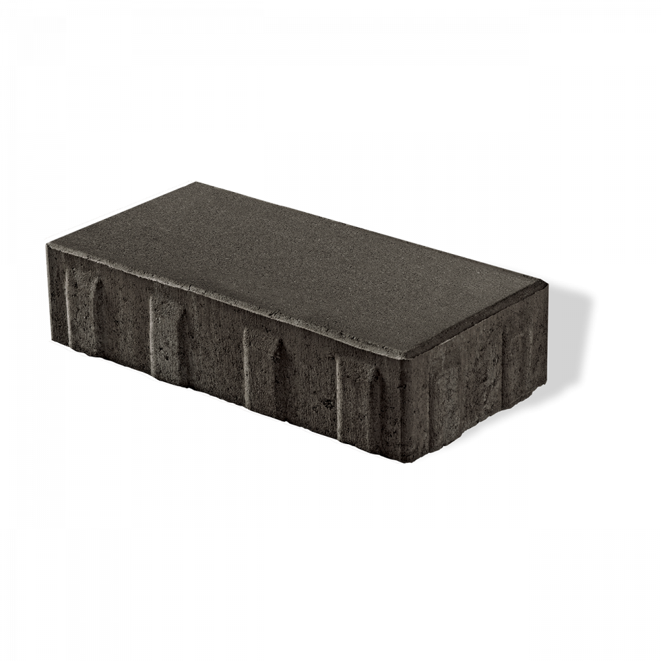 Unilock - Beacon Hill Smooth 8cm Rectangle — Dark Charcoal