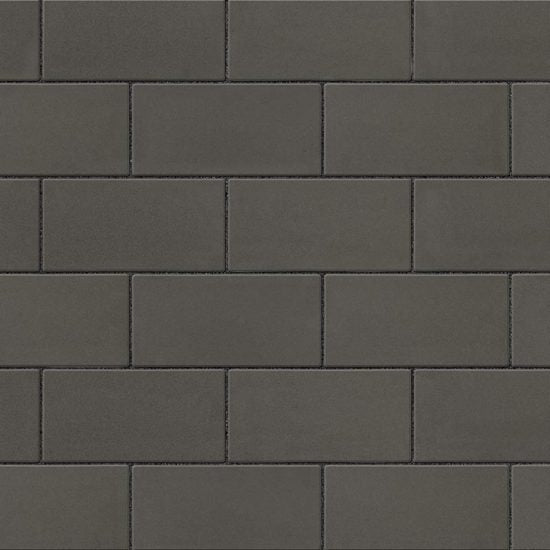Unilock - Beacon Hill Smooth 6cm Rectangle — Dark Charcoal