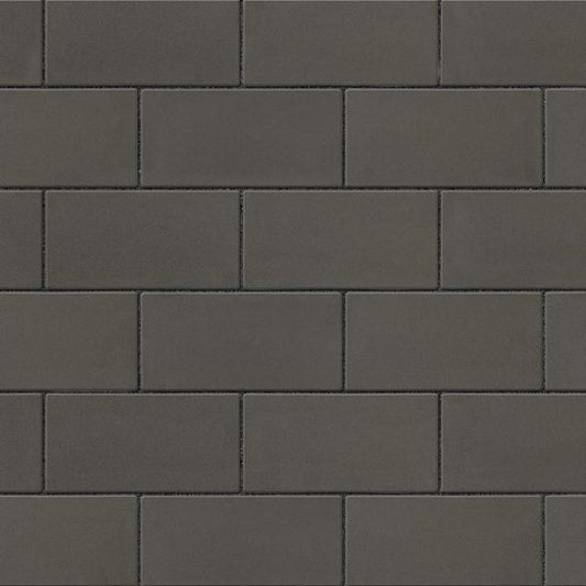 Unilock - Beacon Hill Smooth 6cm Rectangle — Dark Charcoal