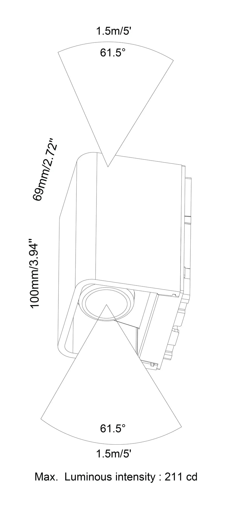 Bold - Dax Up Down Wall Light