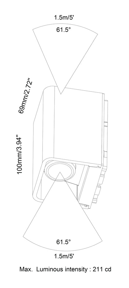 Bold - Dax Up Down Wall Light