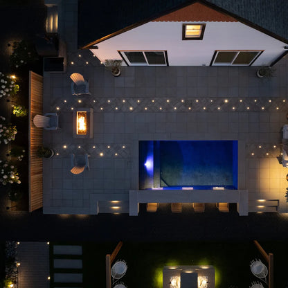 Bold - Ruby Mini Hex With Cap Ring Recessed Lights