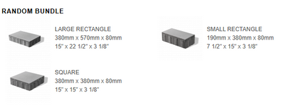 Unilock - Beacon Hill Smooth 8cm Random Bundle — Opal Blend