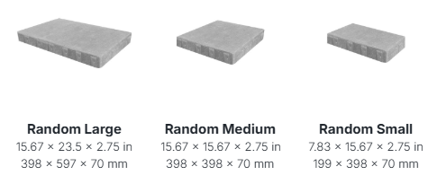Best Way Stone - Huntington 70mm Random - Winterborn