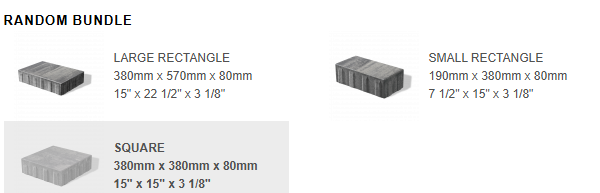 Unilock - Beacon Hill Smooth 8cm Random Bundle — Granite Fusion