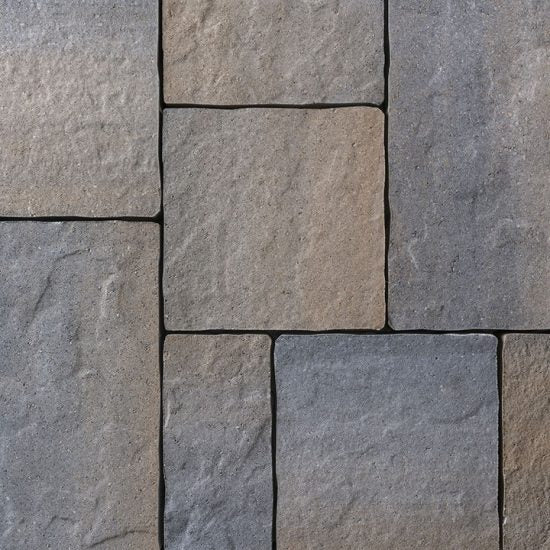 Unilock - Windermere Flagstone Random Bundle  - Cliffside Grey