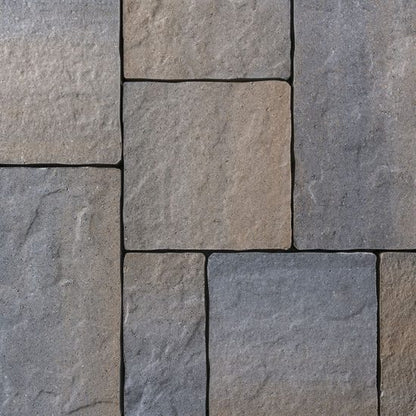 Unilock - Windermere Flagstone Random Bundle  - Cliffside Grey